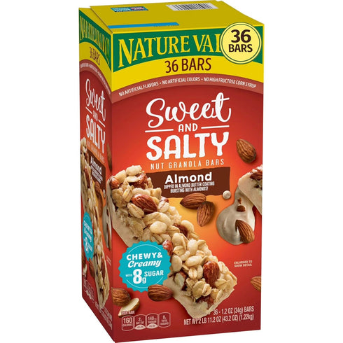 Generic Natures-Valley Sweet and Salty Nut Almond Granola Bars, Bulk Pack (36 Count),