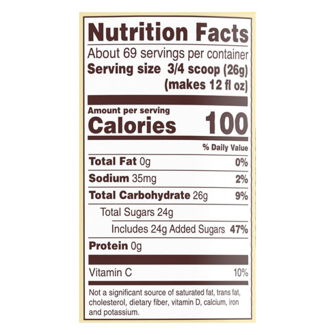 Country 1 63 oz Time Lemonade Powdered Drink Mix, Canister, for Flavorful Hydration and Shareable Refreshment