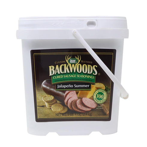 LEM Products Backwoods Jalapeno Summer Cured Sausage Seasoning, Ideal for Wild Game