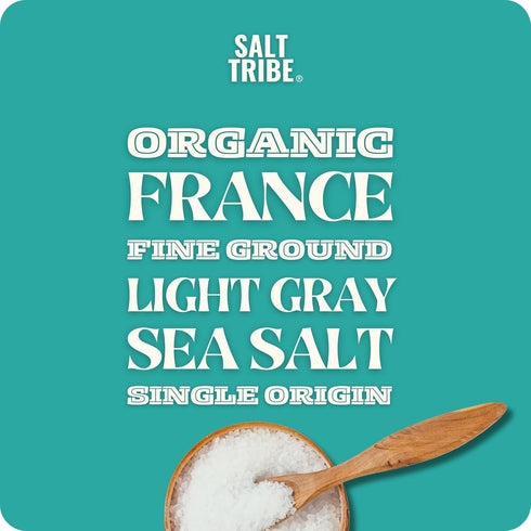 82 425+ (64 French Grey Sea Salt | Organic Minerals | Fine Ground Sea Salt | Hand Harvested | Light French Gray |