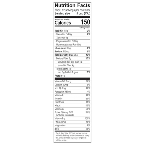 Grape-Nuts 18 OZ Grape Nuts Flakes Breakfast Cereal, Crispy Whole Wheat and Barley Cereal, Great for Yogurts, Parfaits