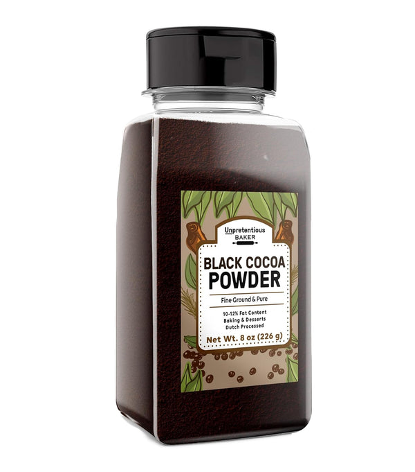 Unpretentious Black Cocoa Powder, Dutch Processed, Cookies & Cakes, Rich & Decadent