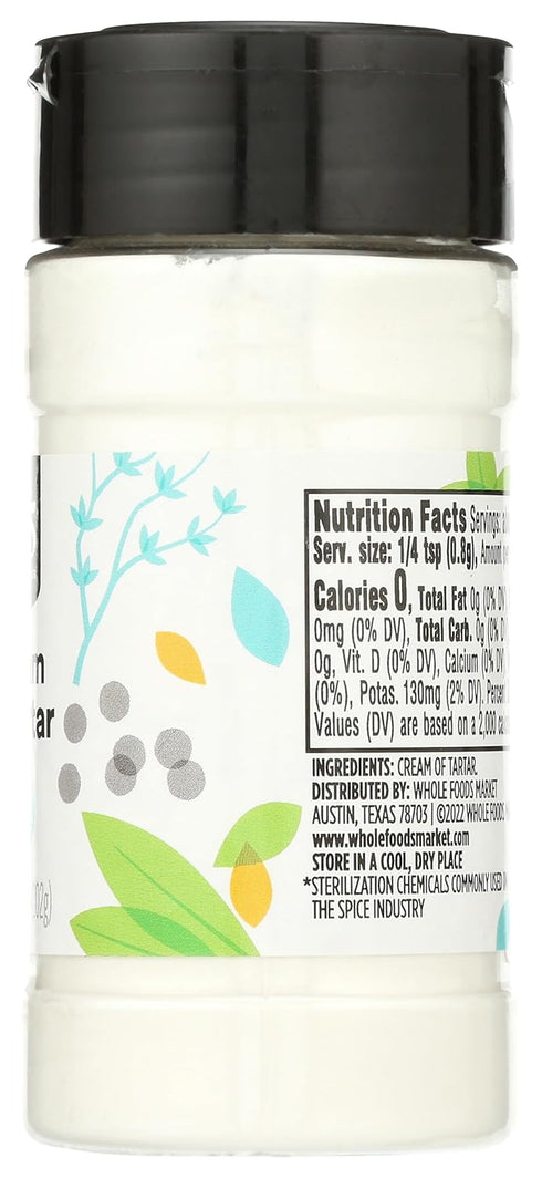365 3.62 OZ by Whole Foods Market Cream of Tartar