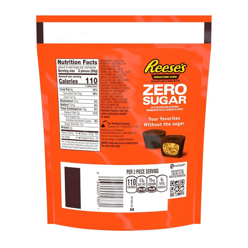 9 SHANI'S ROOTS SHOOTS 5.1 oz (5.1 (Pack 1)) Zero Sugar Miniature Peanut Butter Cups Chocolate Candy with Peanut Butter
