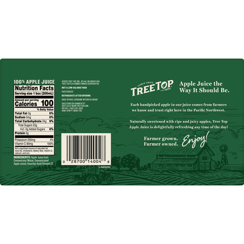 8 Count (Pack 1) Tree Top Apple Juice Box
