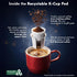 Pack 40 Count (Pack 2) Lavazza Flavored K-Cup Coffee Pods Variety for Keurig - Dessert Inspired Tiramisu & Caramel