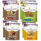 Crunchmaster 8 Pack Cracker Variety Pack MultiSeed Roasted Garlic, MultiSeed Sea Salt,