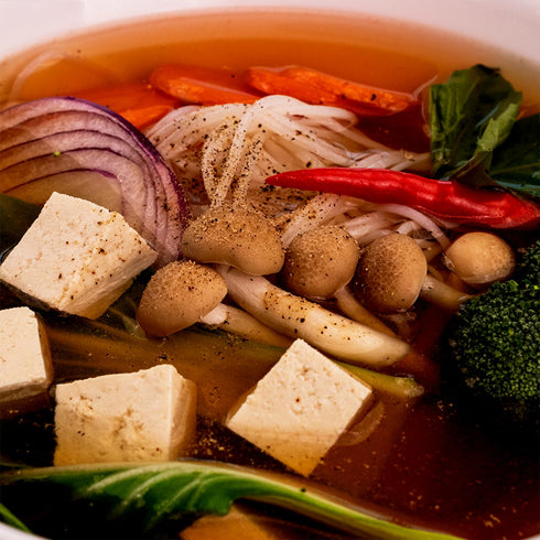 Essence of Lotus Instant Vegan Pho Soup Mix — 1-Pack, Ready-to-Eat Flavorful, Restaurant-Quality Pho Broth