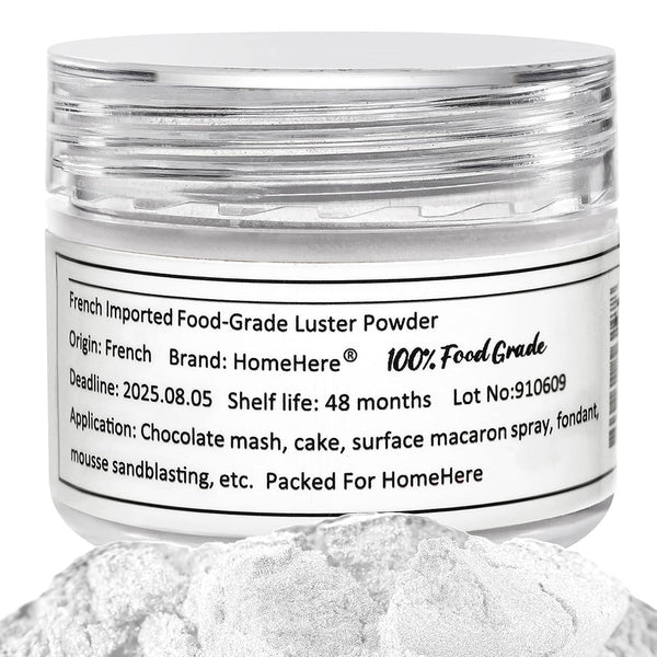 HomeHere Edible Luster Dust, Food-Grade Glimmer Powder Glitter for Cake Decorating, 7g