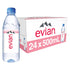 evian Natural Spring Water, PH Balanced with Natural Electrolytes, 16.9fl oz./500mL Bottles