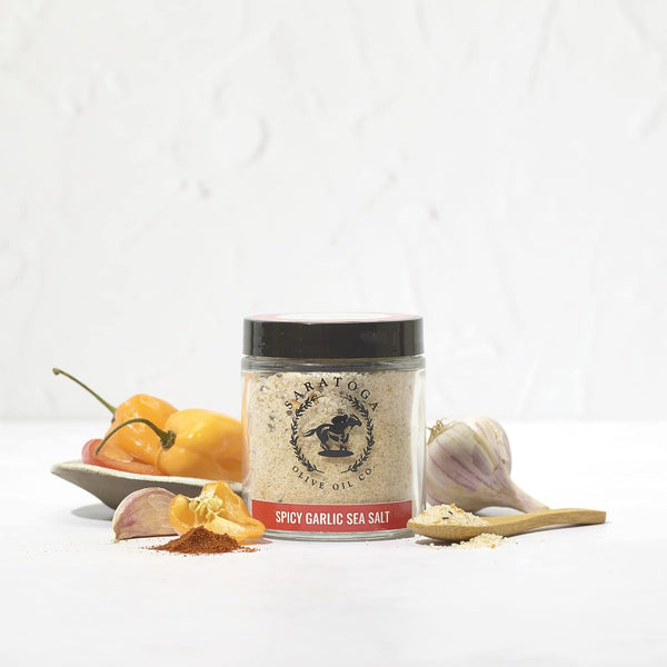 Saratoga Olive Oil Company Spicy Garlic Sea Salt