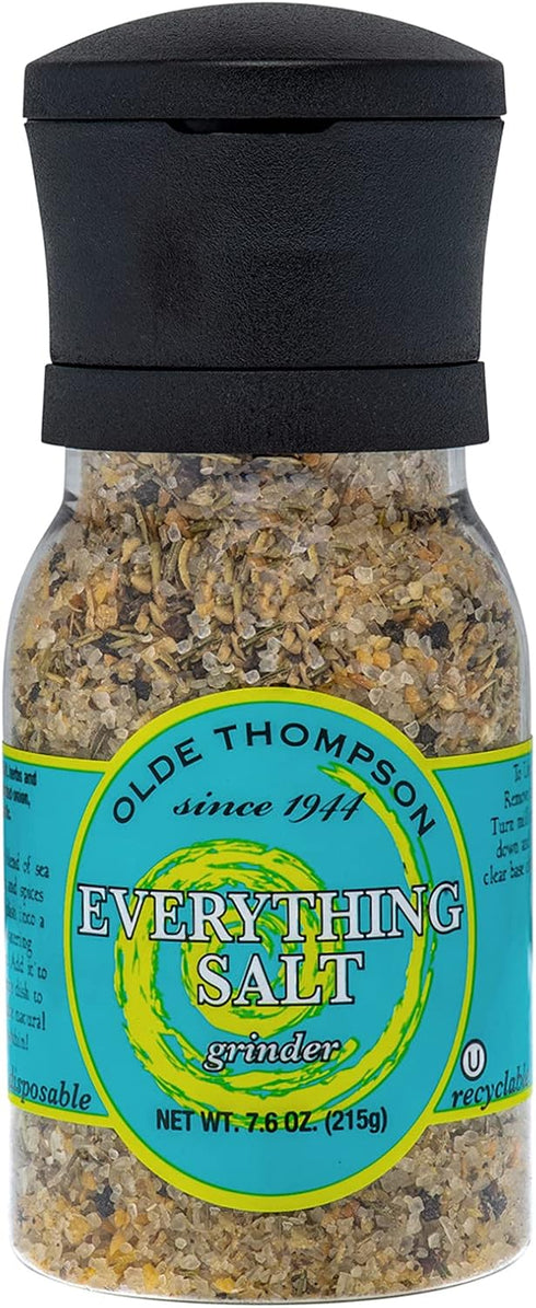 Olde Thompson Everything Salt Grinder, Salt and Spice Blend, 7.6 oz