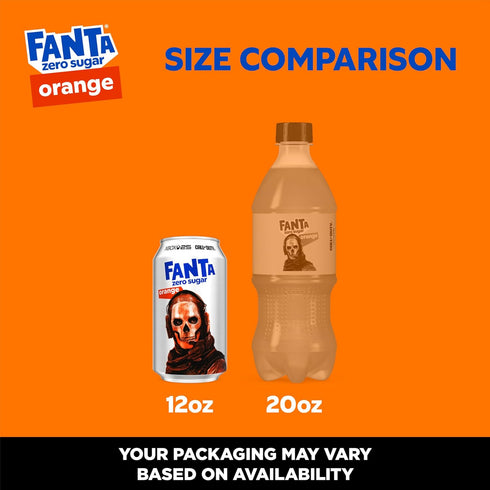 12 OZ X12 FANTA ZERO ORANGE LOW CALORIES CAN FL