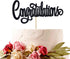 Congratulations Cake Topper, Congrats Grad Graduate Decorations for 2025 Graduation/Wedding/Birthday