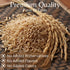 4 LB Organic Brown Jasmine Rice from Thailand - Whole Grain Vegan Natural Healthy Superfood Gluten-free