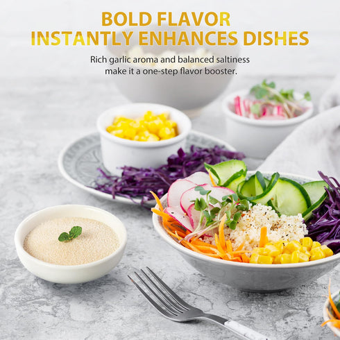 38.8 Ounce(1.1 Soeos Garlic Salt kg), Bulk Garlic Salt Seasoning, Non GMO, Gluten Free, Ideal for Adding Flavor
