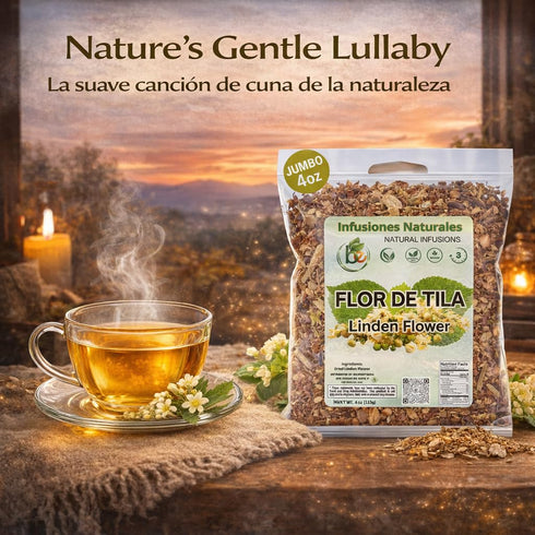 (4 oz) 100% Tila Seca Herbal Tea Natural Linden Flowers & Leaves (Ternstroemia lineata) Traditional Relaxation