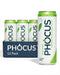 PHOCUS Caffeinated Sparkling Water, Crisp Apple, 75mg Natural Caffeine Plus L-Theanine, Zero