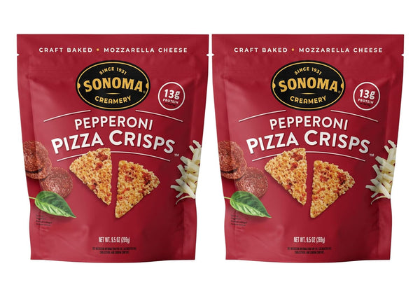 Sonoma Creamery - Pizza Crisps, Pepperoni, 9.5 Oz (2 Count) | Savory