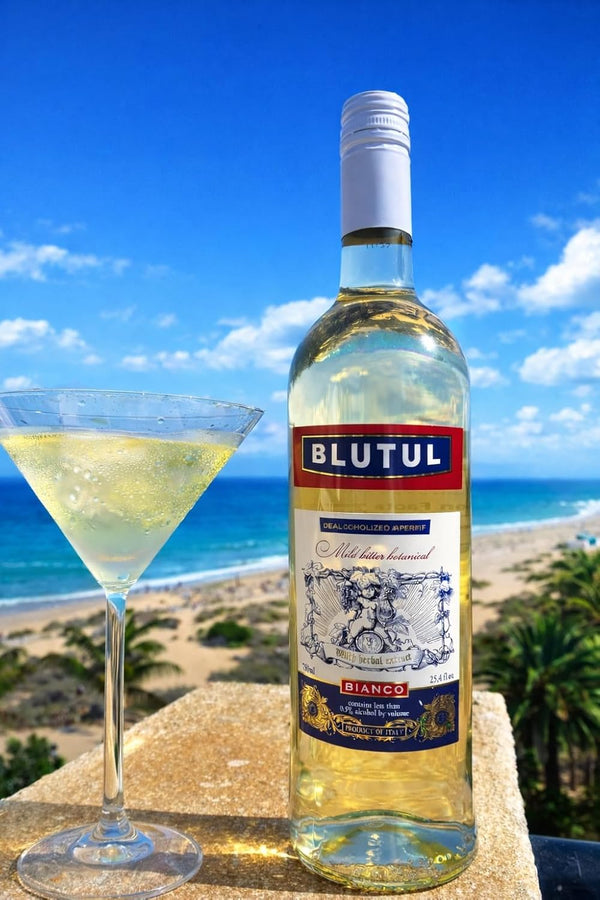 Blutul BIANCO NON-ALCOHOLIC ITALIAN SWEET VERMOUTH/Award-Winning Botanical Aperitif 1 Bottle (1x 750ml)/Made in