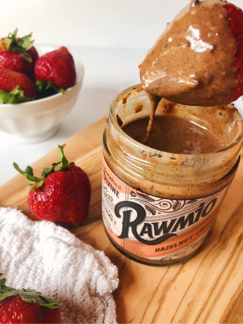 6 oz. Pack 2, 6 Rawmio Organic Hazelnut Crunch Spread, of Serving per Jar - Raw, Organic, Vegan, Gluten-Free