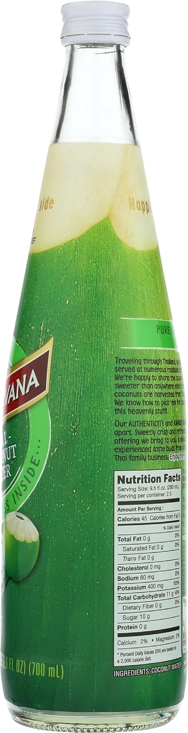 23.6 oz Taste Nirvana, Real Coconut water, fl