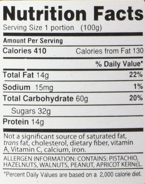 26.4 oz Buram Honey with Nuts - Healthy Protein Snacks - Peanuts, Walnuts, Pistachios, Hazelnuts - Resealable Jar