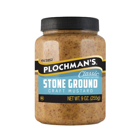 Plochman's (NOT A CASE) Mustard Stone Ground Pet, 9 Ounces (7008000004)