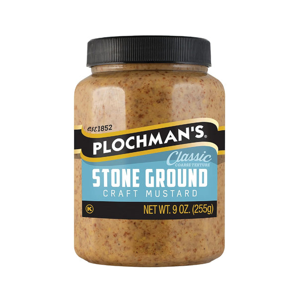 Plochman's (NOT A CASE) Mustard Stone Ground Pet, 9 Ounces (7008000004)