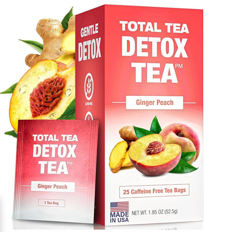 Total Tea SIimming Detox Tea Caffeine Free - 25 Day Detox -