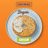 THOMAS' 6 count, (3.0 oz 8g 18 oz Onion Bagels, each), Protein, Kosher Bagels, Bag