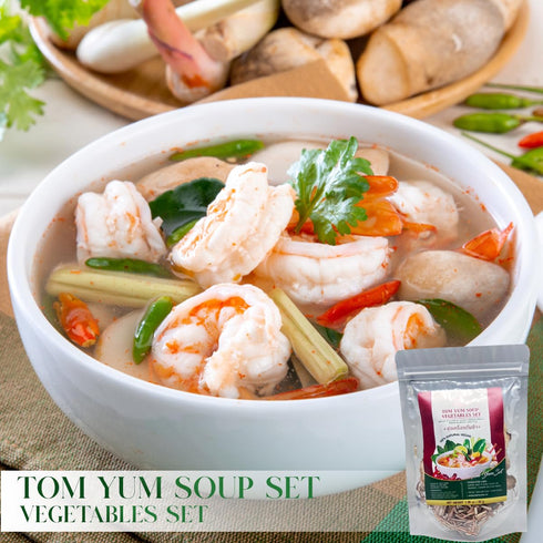 Thai Spice Mix for Tom Yum Soup, 30g, Makes 2-4 Servings, Chili, Galangal, Lemongrass, Lime Leaves (1.06 Ounce)
