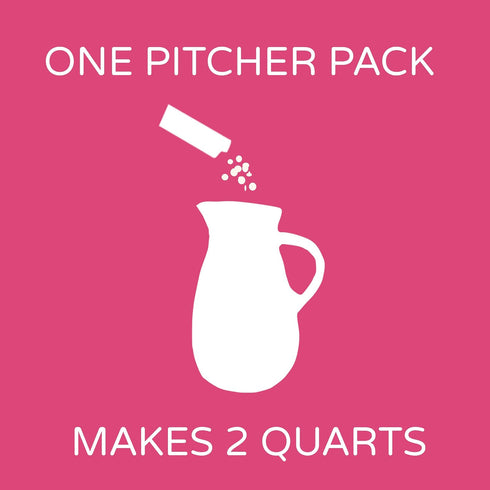 (4 Packets) Crystal Light Raspberry Lemonade Drink Mix Pitcher
