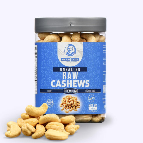 HASANZADE Cashews Raw Unsalted High Protein Healthy Snacks for Adults and Kids