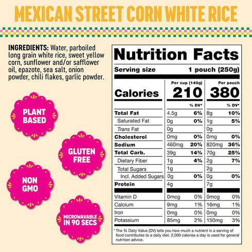 8.8 Somos, Corn White Rice Mexican, Ounce