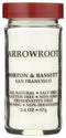 Morton & Bassett Arrowroot Spice, Salt Free, Non GMO, 2.4 Ounces (Pack