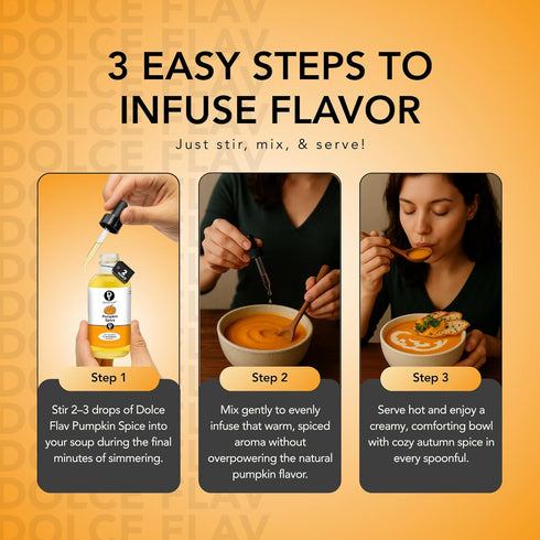 8 Dolce Flav Natural Pumpkin Spice Extract Ounce Oil-Soluble Kosher, Sugar-Free, Concentrated Warm Pumpkin Spice