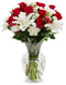 Stargazer Barn Red Royale Rose Bouquet with Vase Mothers Day Flowers for