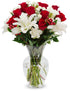 Stargazer Barn Red Royale Rose Bouquet with Vase Mothers Day Flowers for