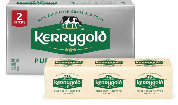 kerrygold Butter Sticks, Unsalted, 8 oz