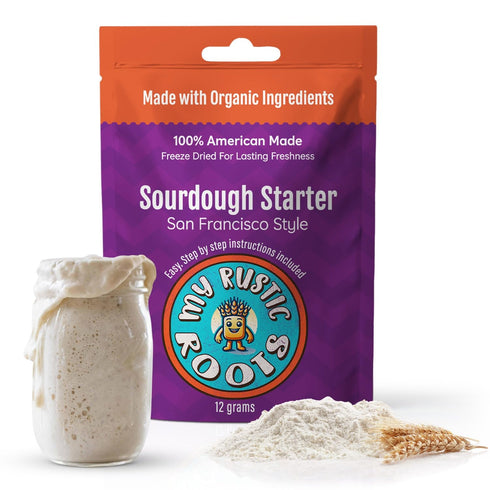 MY RUSTIC ROOTS San Francisco Sourdough Starter Culture All Natural & Organic