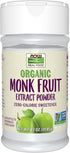 NOW Foods Organic Monk Fruit Extract Powder - Zero Calorie Sweetener, 0.7-Ounce