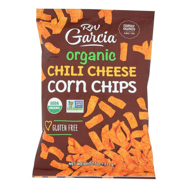 RW Garcia - Organic Chili Cheese Corn Chips (7.5 Oz) - Gluten Free -
