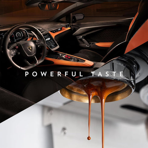 2.2 lb (Package Lavazza Espresso Whole Bean for Automobili Lamborghini, Dark Roast, Arabica and Robusta Blend, Bag May