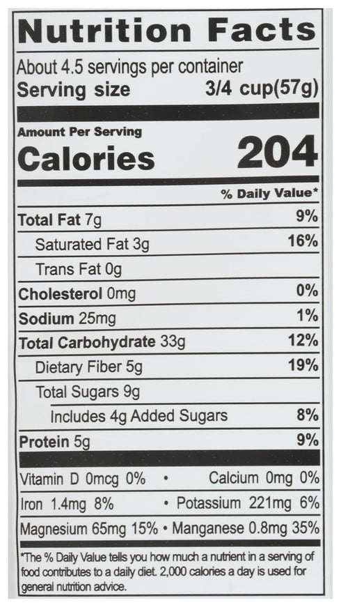 Living Intentions 9 Organic Superfood Cereal Blueberry Blast NonGMO Gluten Free Vegan Paleo Kosher Ounce Unit