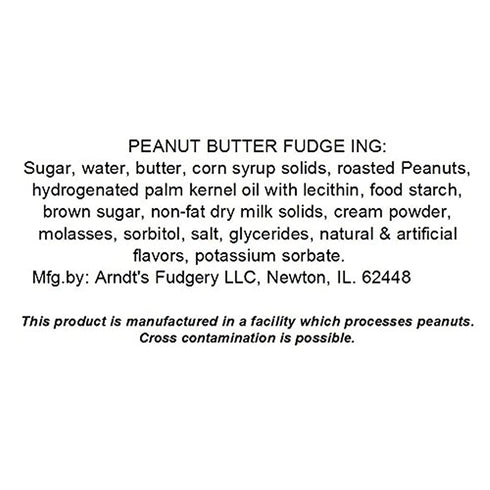 Amish Buggy 24 OZ Home Made Creamy Peanut Butter Fudge - Currier and Ives Gift Box