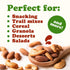 8 Food to Live - Dry Roasted Almonds and Cashews Mix, Ounces Unsalted Oven Roasted Nuts, Protein Rich Trail Mix