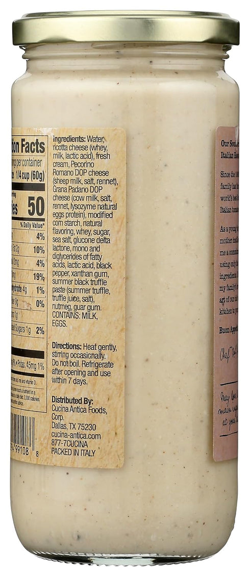 16.9 OZ Cucina Antica Sauce Pasta Trffle Alfrdo