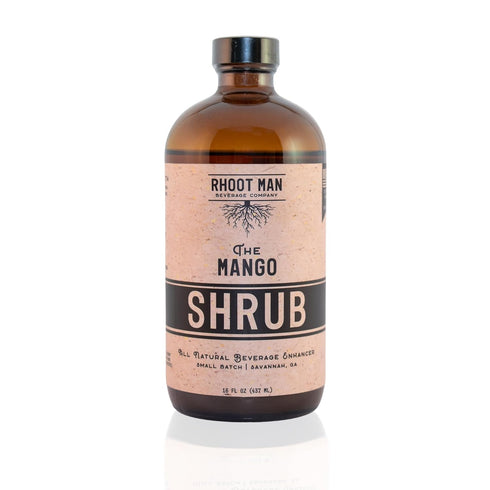 Rhoot Man Shrub Vinegar Beverage Syrup, Cocktail/Mocktail Enhancer, All Natural, Small Batch,