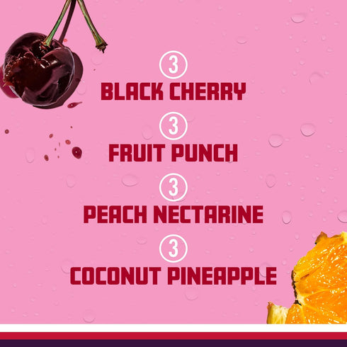 Pack, 17 oz, 12 count Sparkling Ice Pink Variety Flavored Sparkling Water, Zero Sugar, and Vitamins and Antioxidants